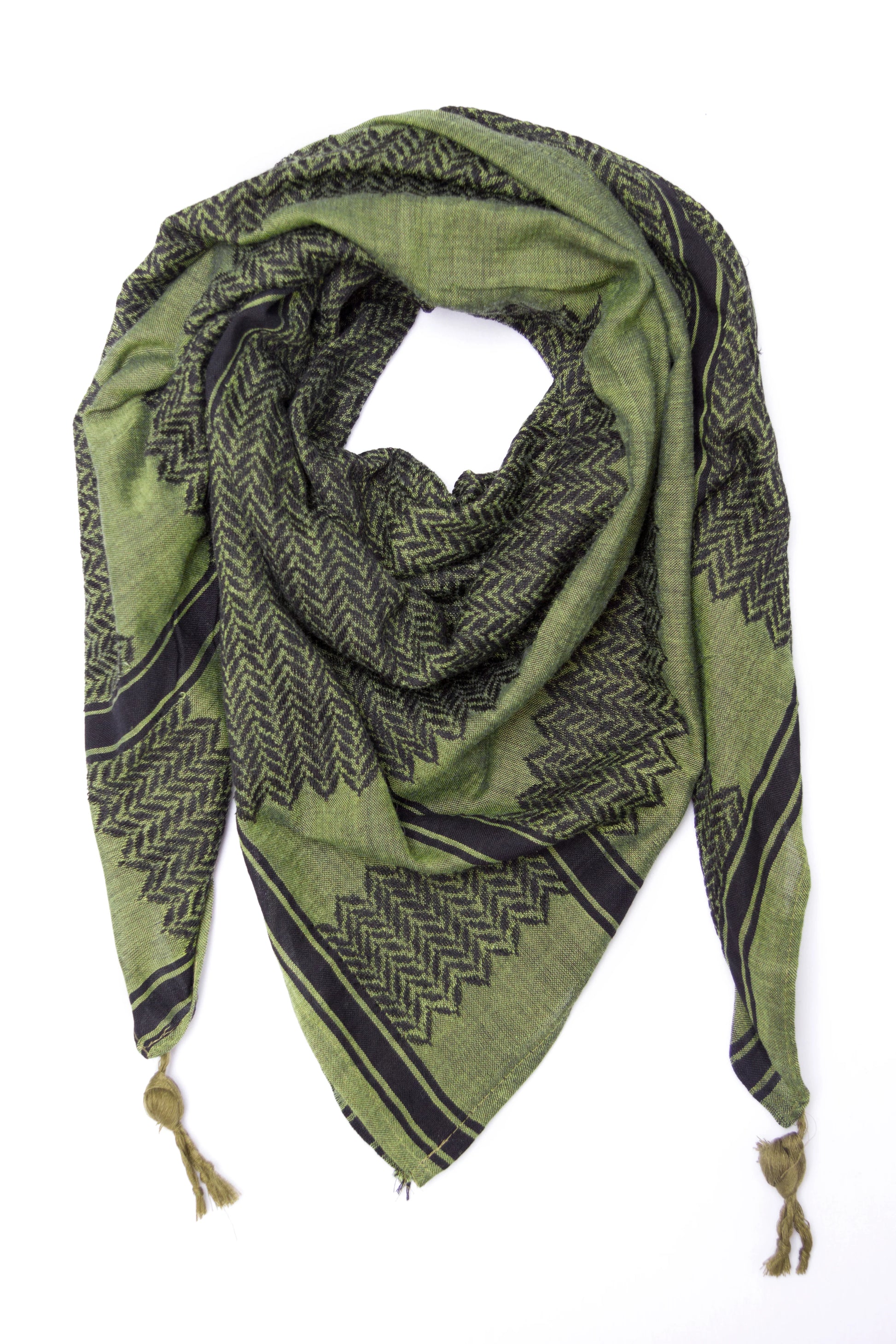 Hirbawi Authentic Original Olive Drab Green Kufiya in stock shemagh keffiyeh filistine hebron hatta palestine palestinian real palestinian-owned scarf west bank cultural cotton threaded real hirbawi in stock